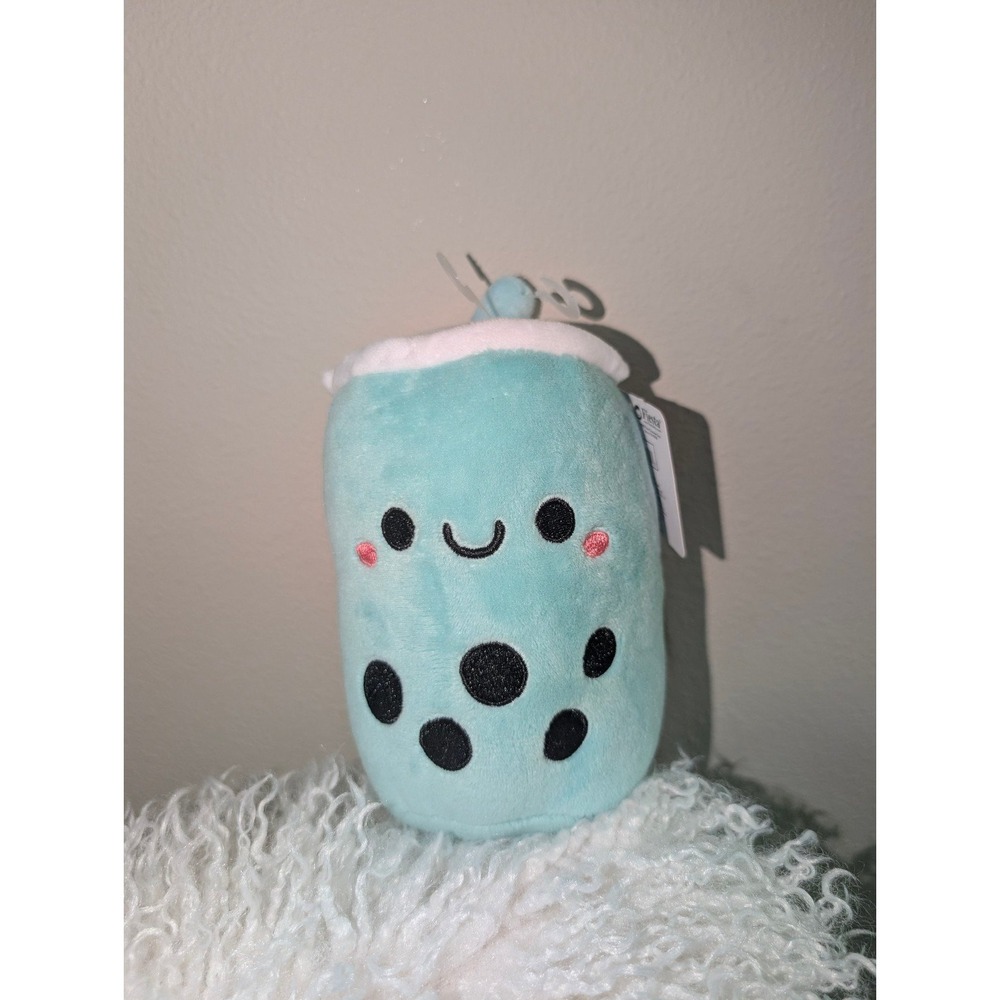 FIESTA BOBA/BUBBLE TEA PILLOW PLUSH - MILK TEA, GREEN TEA SQUISHMALLOW